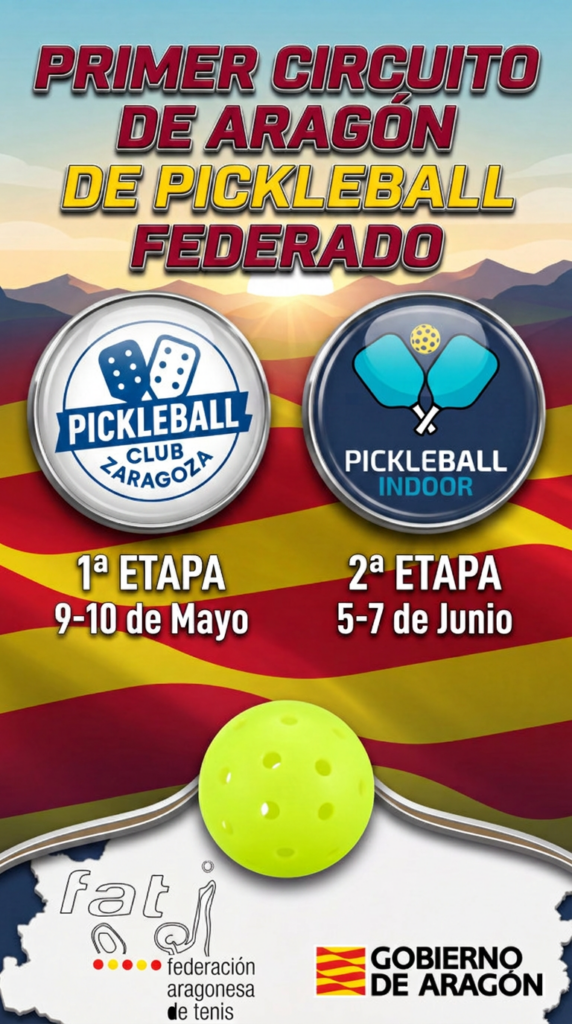 I Circuito Federado Pickleball Aragón. Dinkeando
