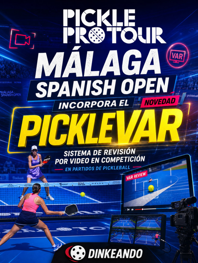 El Pickle Pro Tour introduce el PickleVAR: un paso más hacia el pickleball profesional. PickleVAR Dinkeando