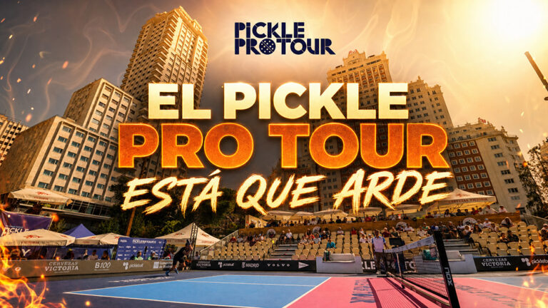 El Pickle Pro Tour está que arde: récord de participación, calor extremo y espectáculo en el corazón de Madrid Pickle Protour Madrid Dinkeando