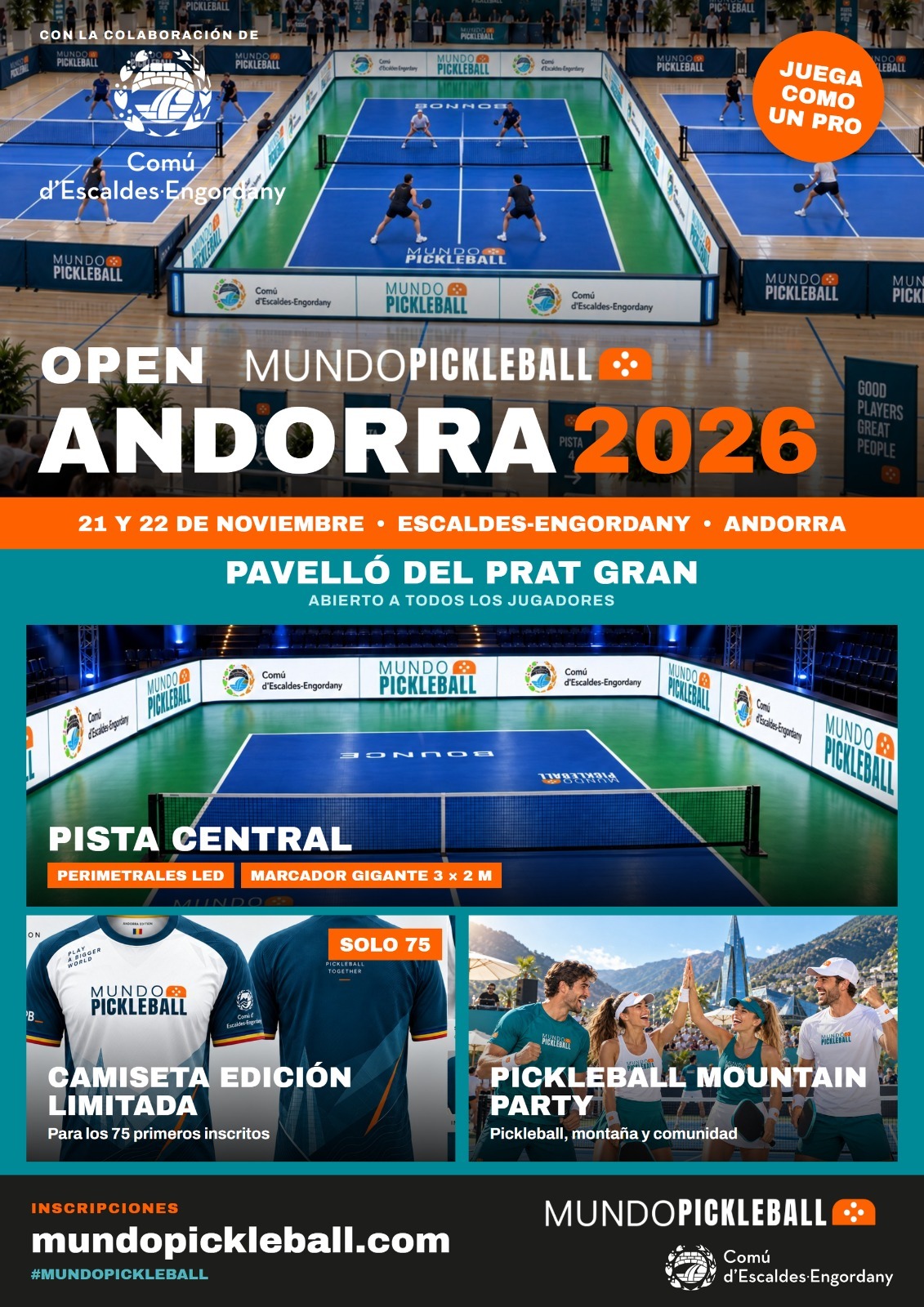 mundo pickleball Andorra Dinkeando